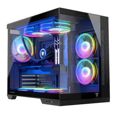 Gamingowy MODECOM Volcano Panorama APEX 7F Tower Intel i7 13700 2,1 GHz / 16 GB / 960 SSD / Win 11 + AMD Radeon RX 9060 XT [8 GB]