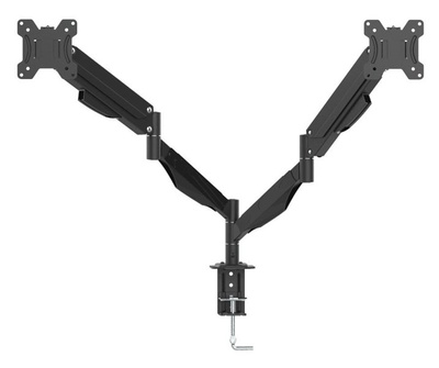 Biurkowy uchwyt, wieszak do 2-ch monitorów LED/LCD 10-27” VX-02G
