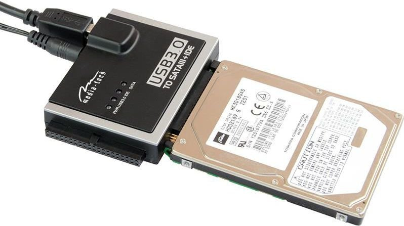 Media-Tech USB 3.0 MT5100 - przejściówka, adapter do dysku 2,5/3,5 cala