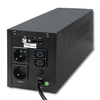 Zasilacz awaryjny UPS Qoltec Monolith Line-Interactive LCD 1000VA 600W
