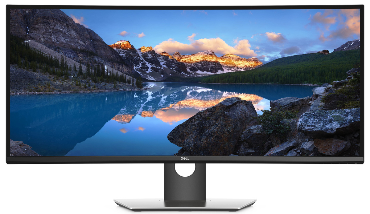 Dell UltraSharp U3419W z głośnikami, zakrzywiony / Klasa A-