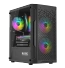 Nowy gamingowy Logic Aramis czarny ARGB MINI AMD Ryzen 5 4500 3,6 GHz / 32 GB / 480 SSD / Win 11 + Nvidia RTX 5050 [8 GB] 