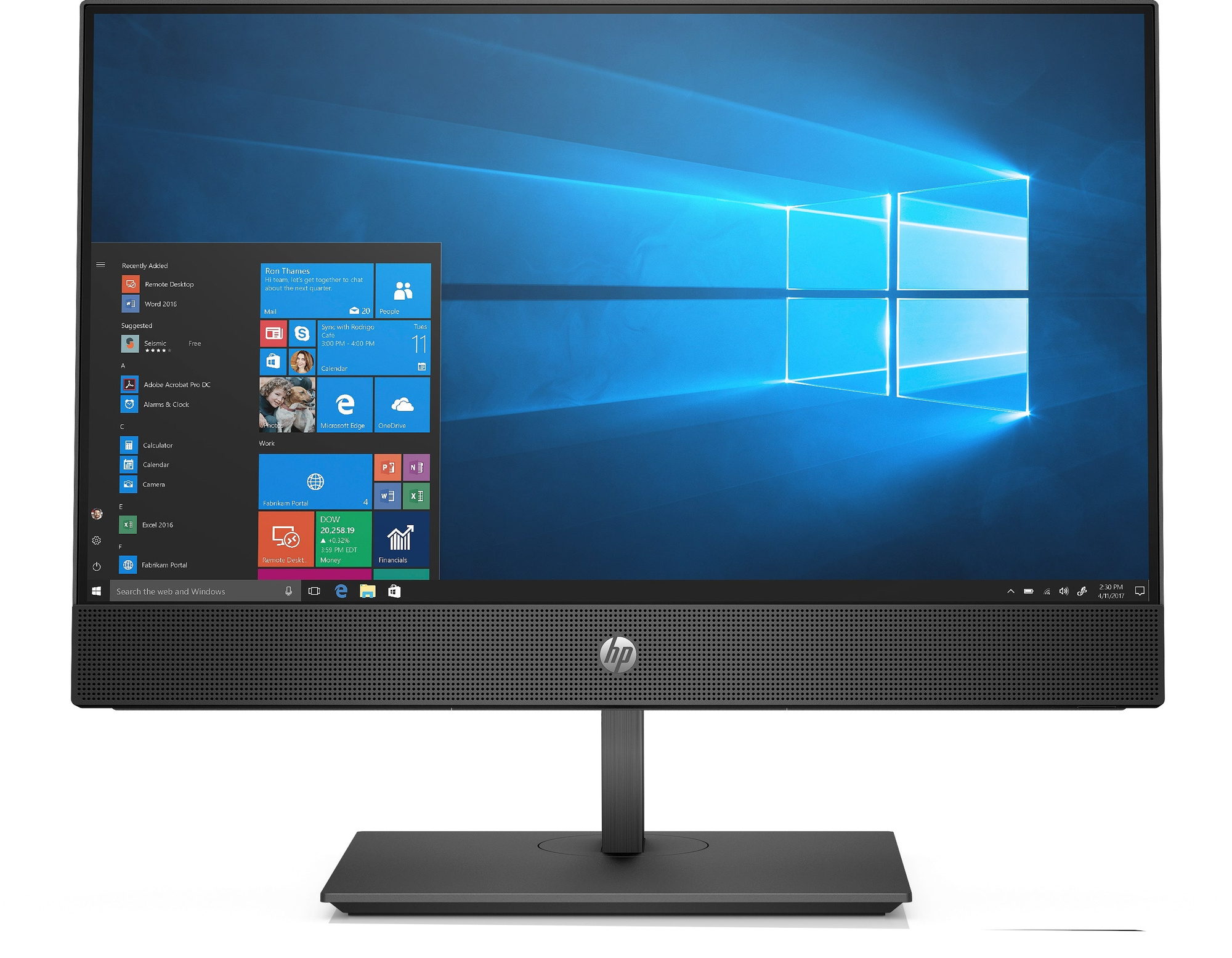 HP ProOne 600 G5 AIO Core i5 9500 (9 gen.) 3,0 GHz / 8 GB / 480 SSD / 21,5'' FullHD / Win 11 Pro