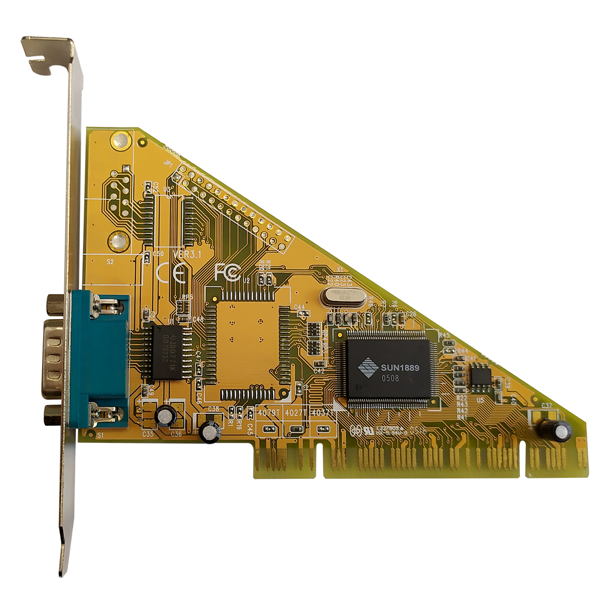 Kontroler Sunix 1 x RS-232 / PCI / wysoki profil