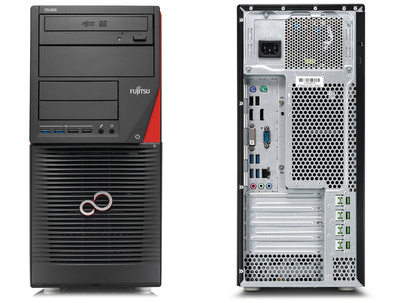 Fujitsu Celsius W550 Tower Core i5 6500 3,2 GHz / 8 GB / 240 SSD / Win 10 Prof. (Update) + AMD Radeon RX550