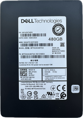 Dysk SSD / Micron 5400 PRO MTFDDAK480TGA / 480 GB / SATA III / 2,5'' OEM