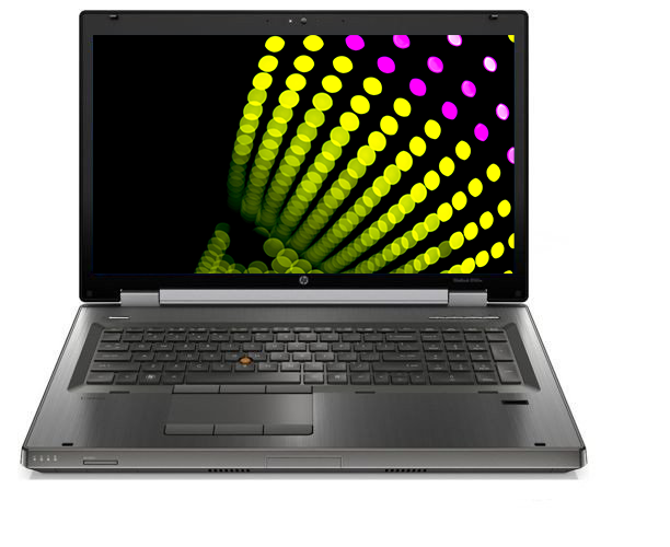 HP EliteBook 8770w Core i7 3820QM (3-gen.) 2,7 GHz / 8 GB / 240 SSD / 17,3" FullHD / Win 10 Prof. (Update) + Quadro K3000