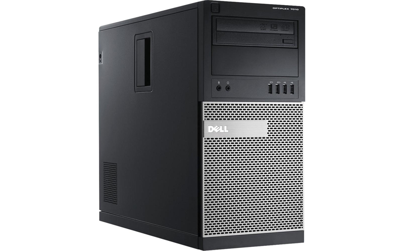 Dell Optiplex 7010 Tower Core i5 3470 (3-gen.) 3,2 GHz / 4 GB / 240 GB SSD / DVD / Win 10 Prof. (Update)