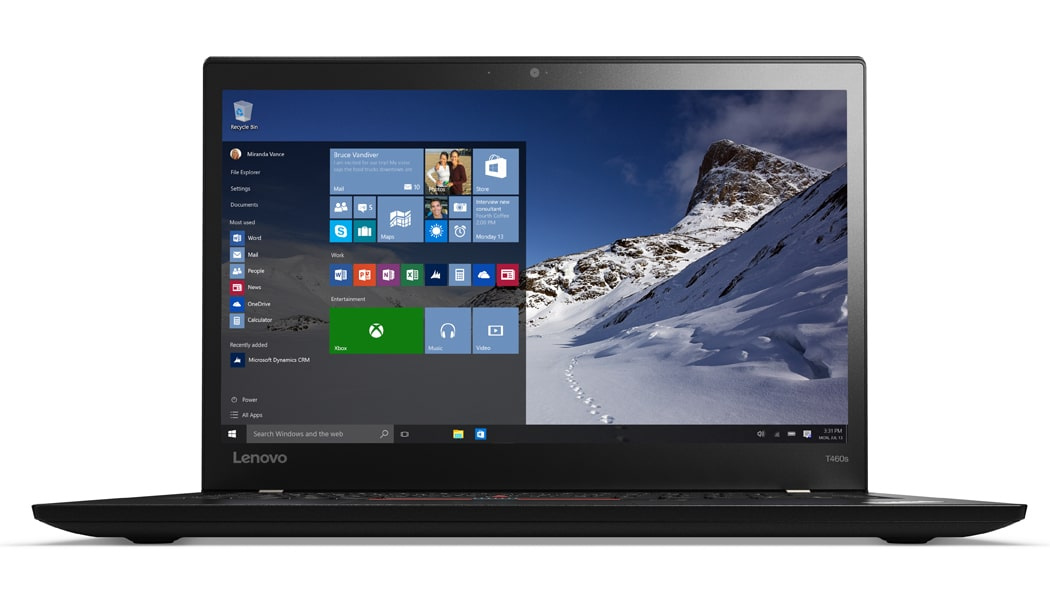 Lenovo ThinkPad T460s Core i5 6200U (6-gen.) 2,3 GHz / 8 GB / 240 SSD / 14" FullHD / Win 10 Pro