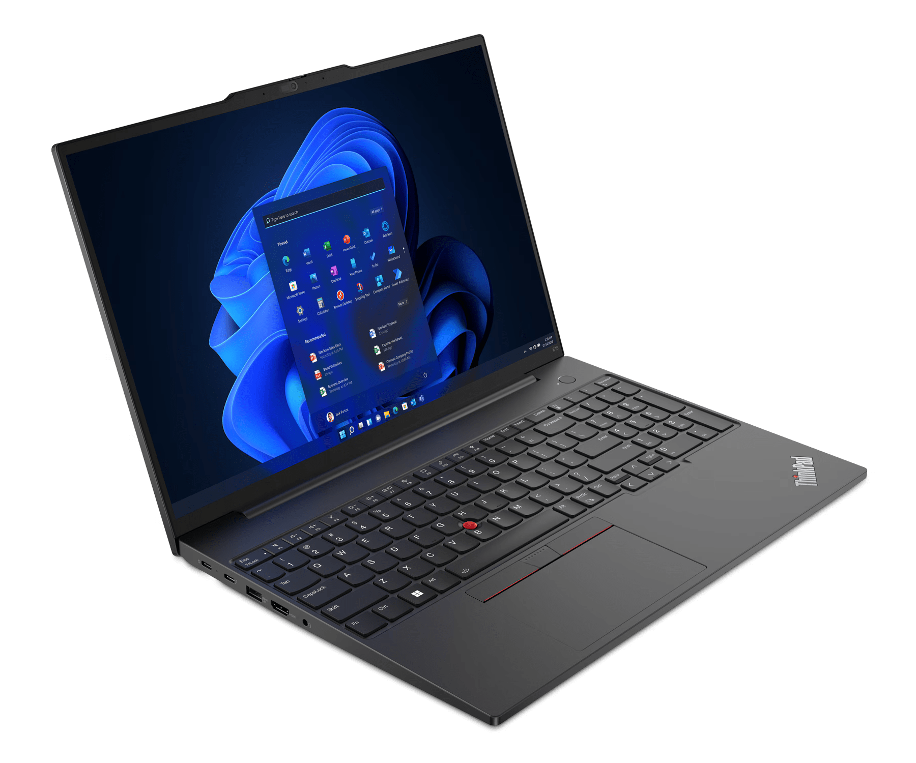 Powystawowy Lenovo ThinkPad E16 G1 Core i7 1355U (13-gen.) / 16 GB / 2 TB SSD / 16" WUXGA / Win 11 Pro