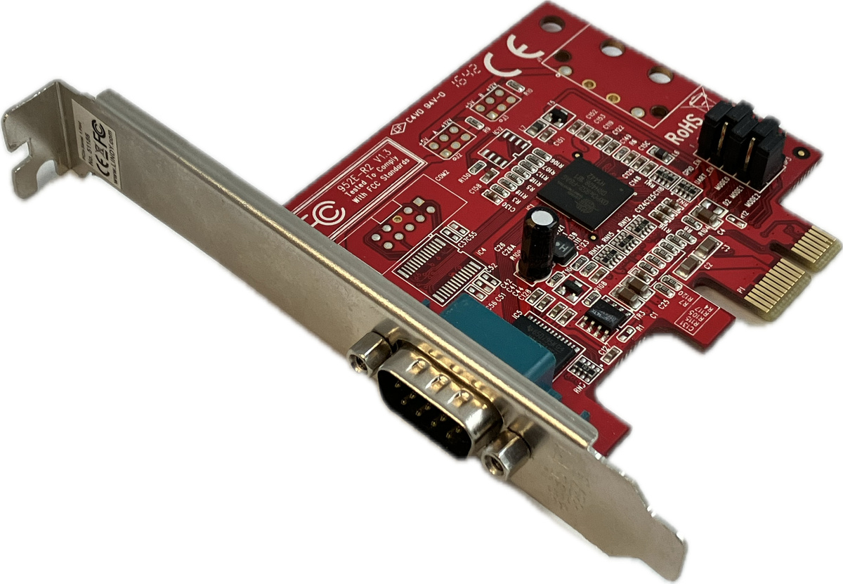 Poleasingowy kontroler COM (RS-232) 952E-R2 / PCI-e x1 / wysoki profil