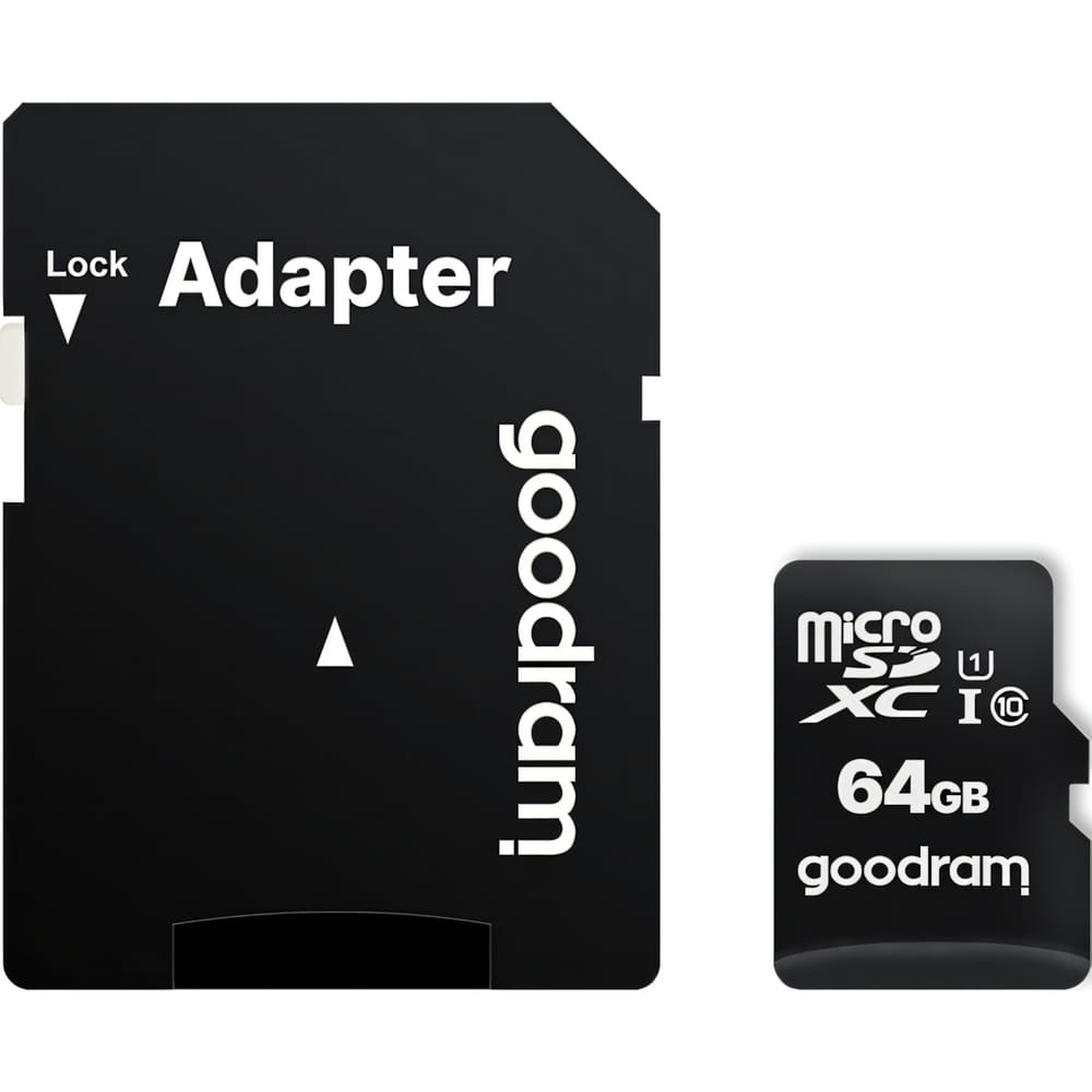 Karta pamięci GOODRAM microSD 64GB CL10 UHS I + adapter