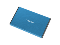 Obudowa, kieszeń zewnętrzna na dysk HDD SSD SATA Natec Rhino Go 2,5'' USB 3.0 niebieska
