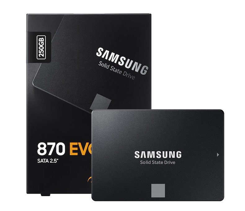 Nowy dysk SSD / Samsung 870 Evo / 250 GB / SATA III / 2,5''