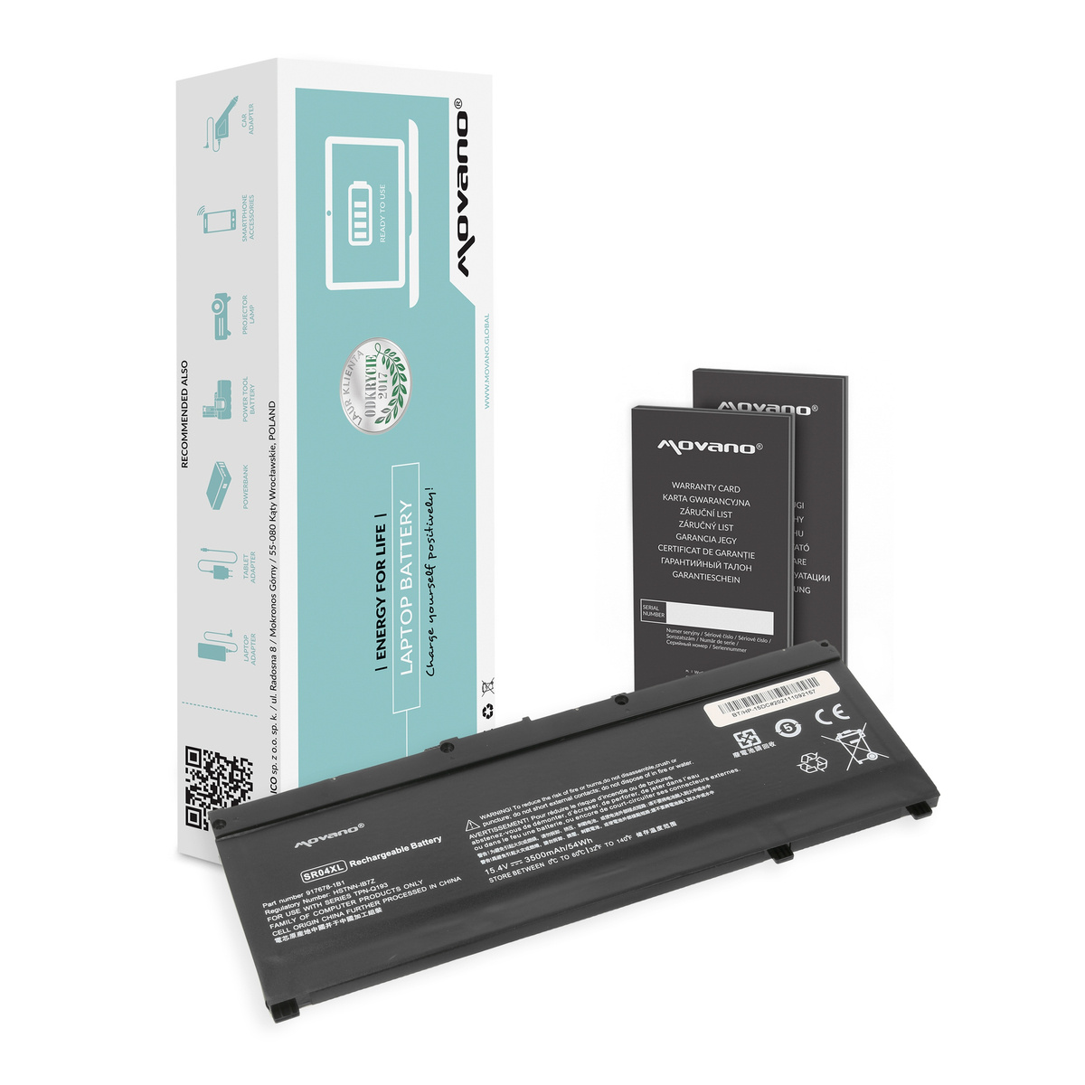 Bateria Movano do HP Omen 15-DC - BT/HP-15DC