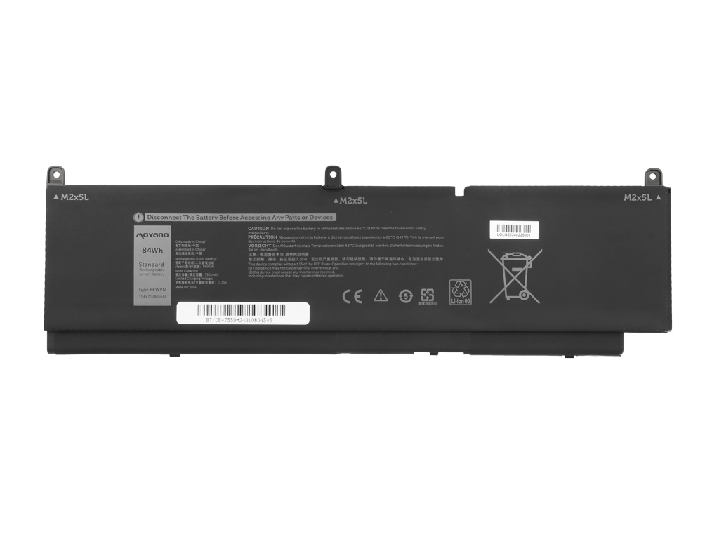 Bateria Movano do Dell Precision 7550, 7760 - BT/DE-7550