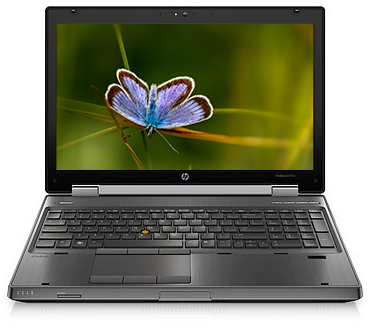 HP EliteBook 8570w Core i7 3820QM (3-gen.) 2,7 GHz / 8 GB / 240 SSD / DVD-RW / 15,6'' FullHD / Win 10 Prof. (Update) + Nvidia Quadro K1000