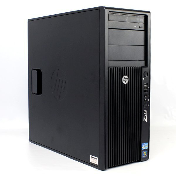 HP Workstation Z210 Tower Xeon E3 1240 (i7) 3,3 GHz / 16 GB / 240 SSD + 2 TB / DVD-RW / Win 10 Prof. (Update) + Quadro 4000