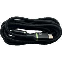Nowy kabel USB-C do USB-C 1m z oplotem, czarny