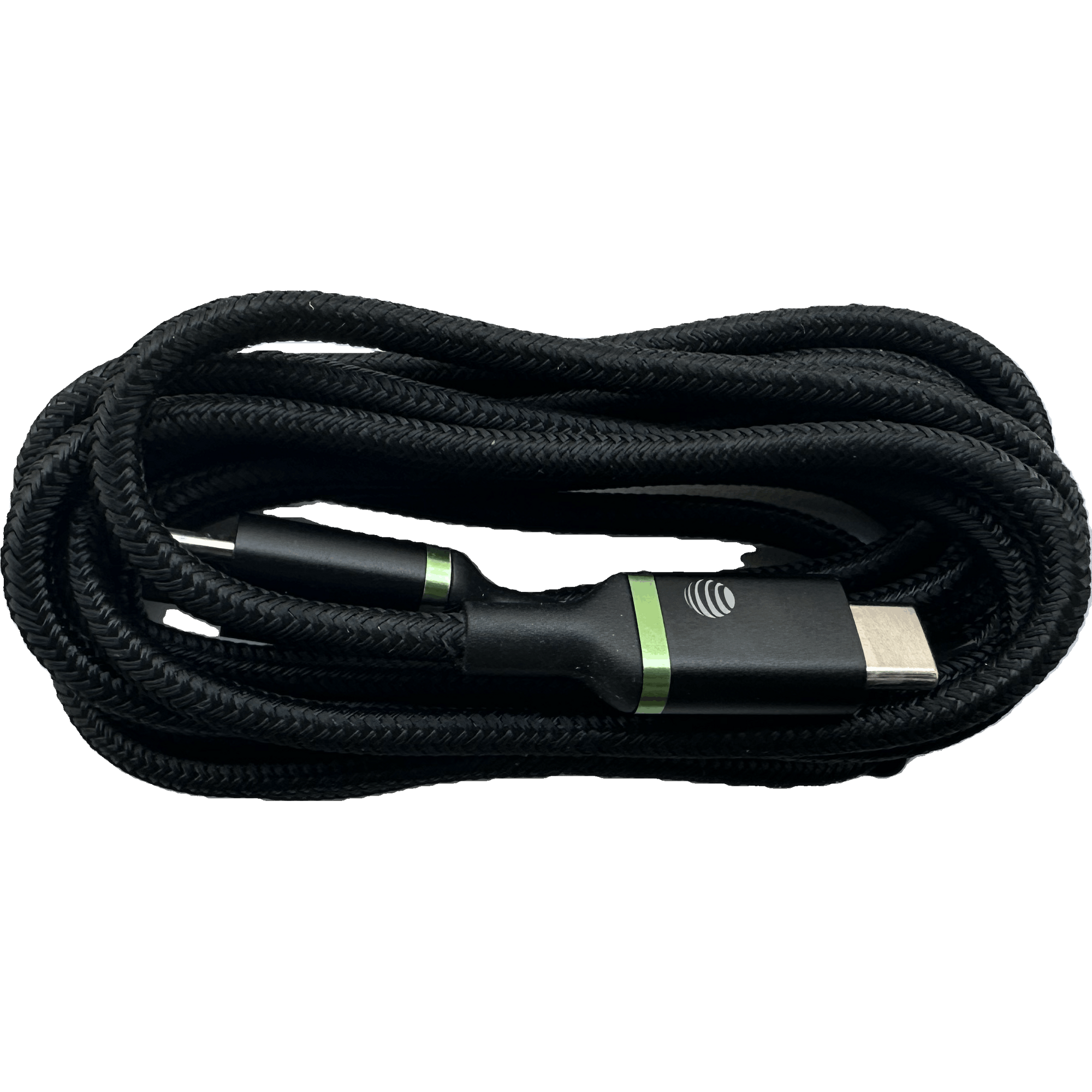 Nowy kabel USB-C do USB-C 1m z oplotem, czarny