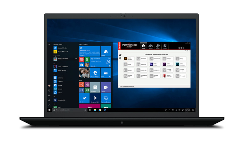 Lenovo ThinkPad P1 Gen 4 Core i7 11850H (11-gen.) 2,5 GHz / 32 GB / 960 SSD / 16" WQXGA / Win 11 Pro + RTX A2000