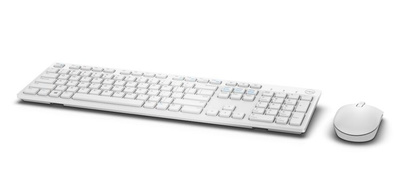 Bezprzewodowy zestaw klawiatura + mysz Dell KM636, biała