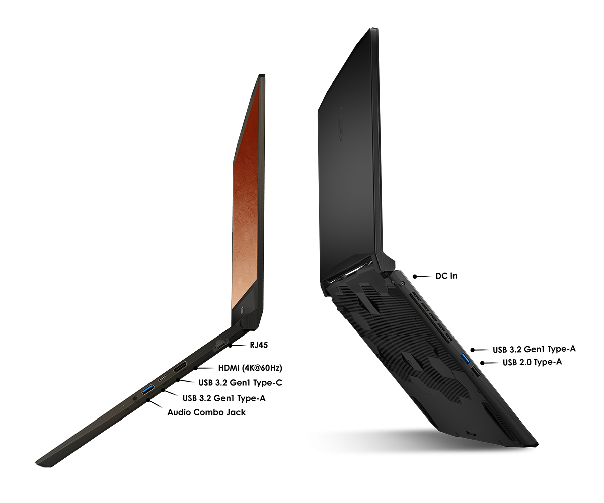 Nowy gamingowy MSI KATANA GF76 12UC-416XPL Core i5 12450H (12-gen.) 3,3 GHz (8 rdzeni) / 16 GB / 960 SSD / 17,3'' FullHD / Win 11 + GeForce RTX 3050
