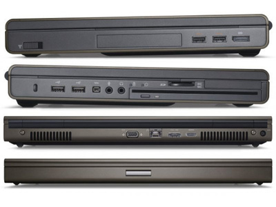 Dell Precision M4600 Core i5 2520M (2-gen.) 2,5 GHz / 8 GB / 120 GB SSD / DVD-RW / 15,6'' / Win 10 Prof. (Update) + nVidia Quadro 1000M