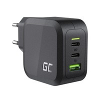 Ładowarka sieciowa GreenCell PowerGaN 2xUSB-C, 1x USB-A / 65W / CHARGC08