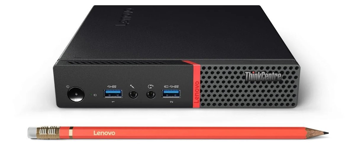 Lenovo ThinkCentre M900 Tiny Core i5 6500T (6-gen) 2,5 GHz / 8 GB / 480 SSD / Win 10