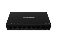 Switch 8-portowy Lanberg DSM1-1008 Gigabit | Metalowy 12V