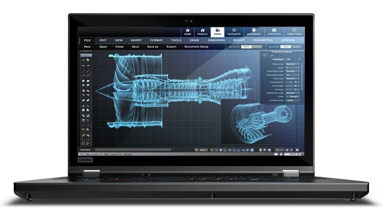 Lenovo ThinkPad P53 Core i7 9850H (9-gen.) 2,6 GHz / 32 GB / 480 SSD / 15,6" FullHD / Win 11 Pro + Nvidia Quadro RTX3000