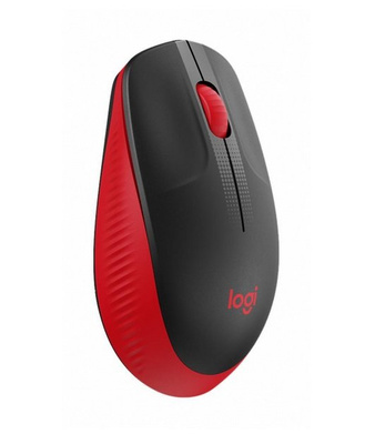 Mysz optyczna bezprzewodowa Logitech M190 Czerwona