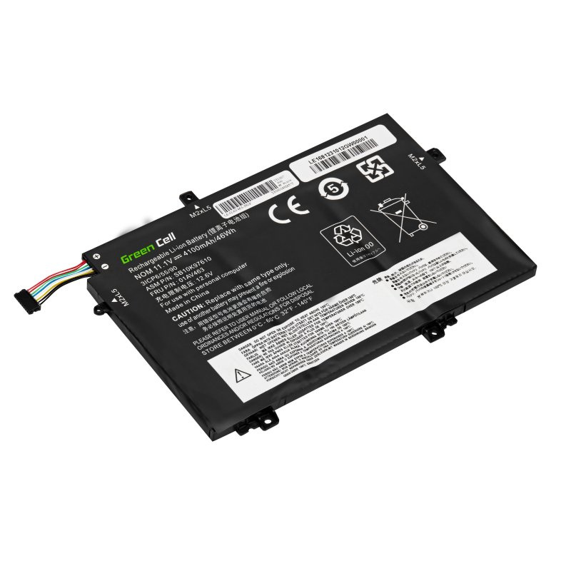 Bateria Green Cell L17C3P52 L17L3P52 L17M3P53 L17M3P54 do Lenovo ThinkPad L480 L490 L580 L590 L14 L15 Gen 1 Gen 2