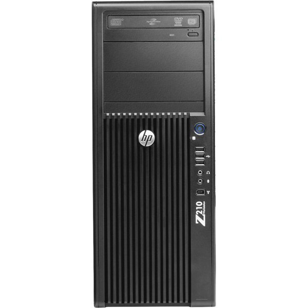 HP Workstation Z210 Tower Xeon E3 1240 (i7) 3,3 GHz / 8 GB / 2 TB / DVD-RW / Win 10 Prof. (Update) + GeForce GTX 1060
