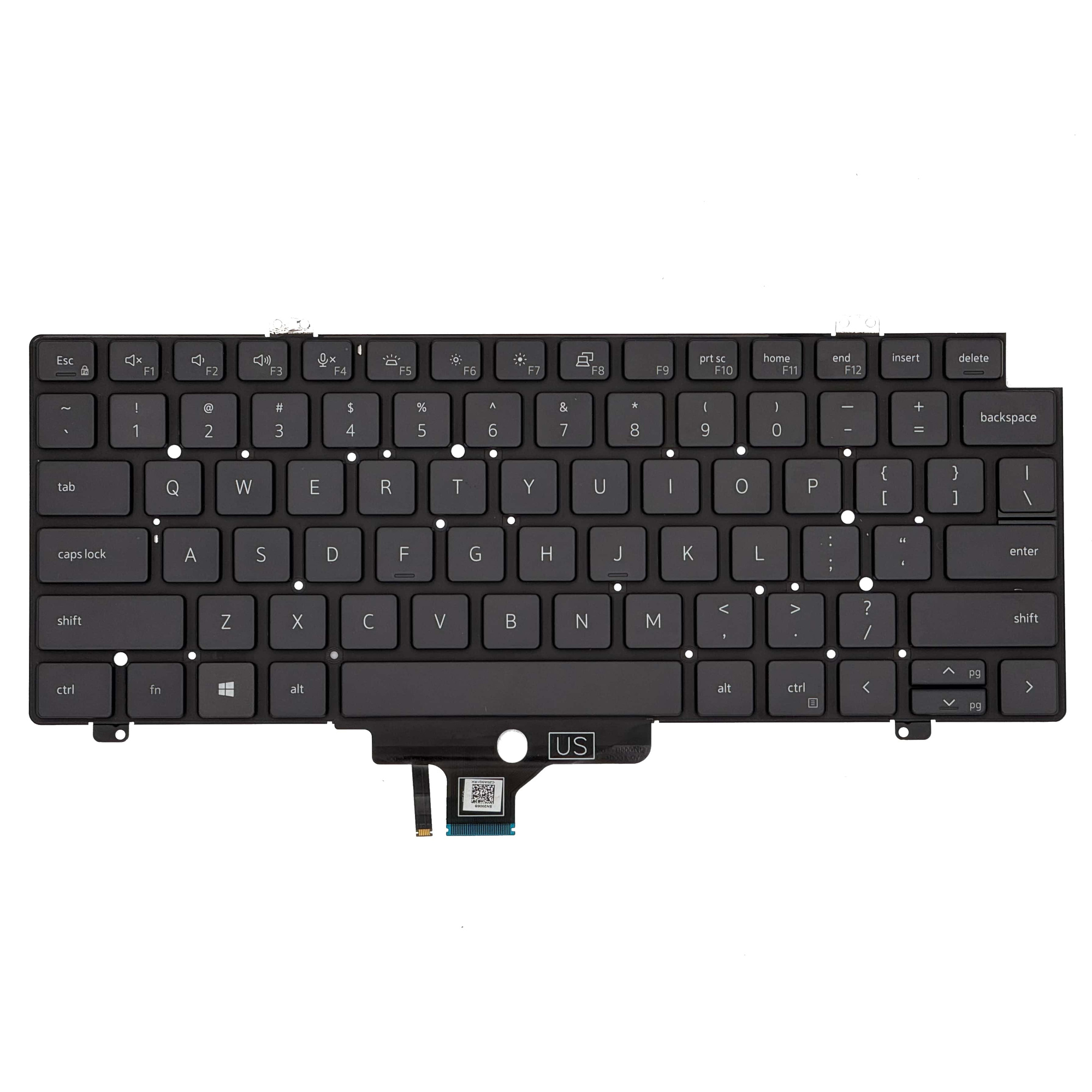 Klawiatura podświetlana do Dell Latitude 5420 7420 7520 / 0CW3R5, CW3R5