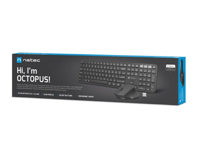 Zestaw bezprzewodowy klawiatura + mysz Natec Octopus 2