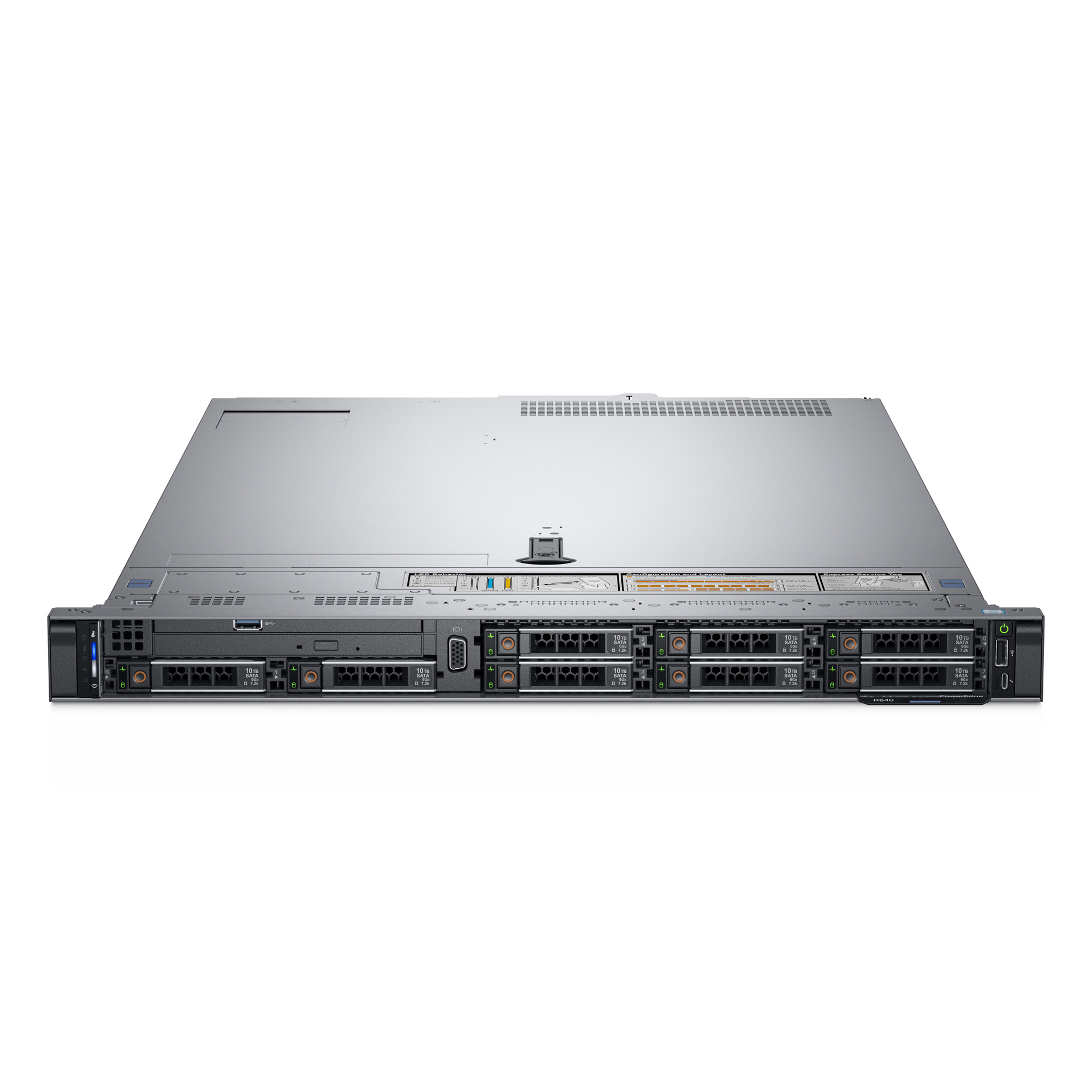 Dell PowerEdge R640 2 x XEON SILVER 4110 / 32 GB / 8 x 2,5" H730 / 2 x zasilacz / szyny / iDRAC 9 ENTERPRISE