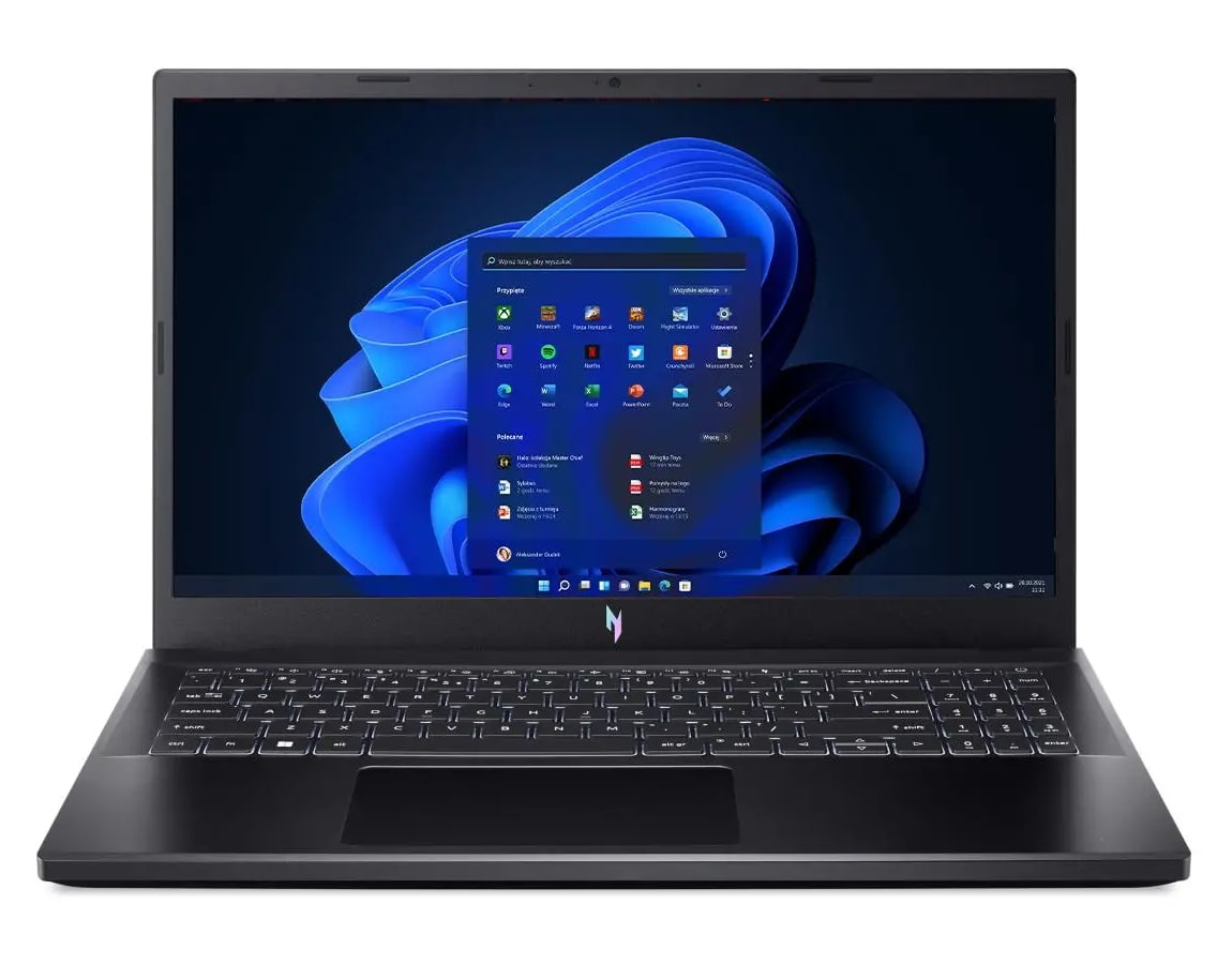 Nowy Acer Nitro 5 15 ANV15-51 i5 13420H 2,1 GHz / 32 GB / 2 TB SSD / 15,6'' FullHD 165Hz / Win 11 Pro + RTX 4050 / czarny