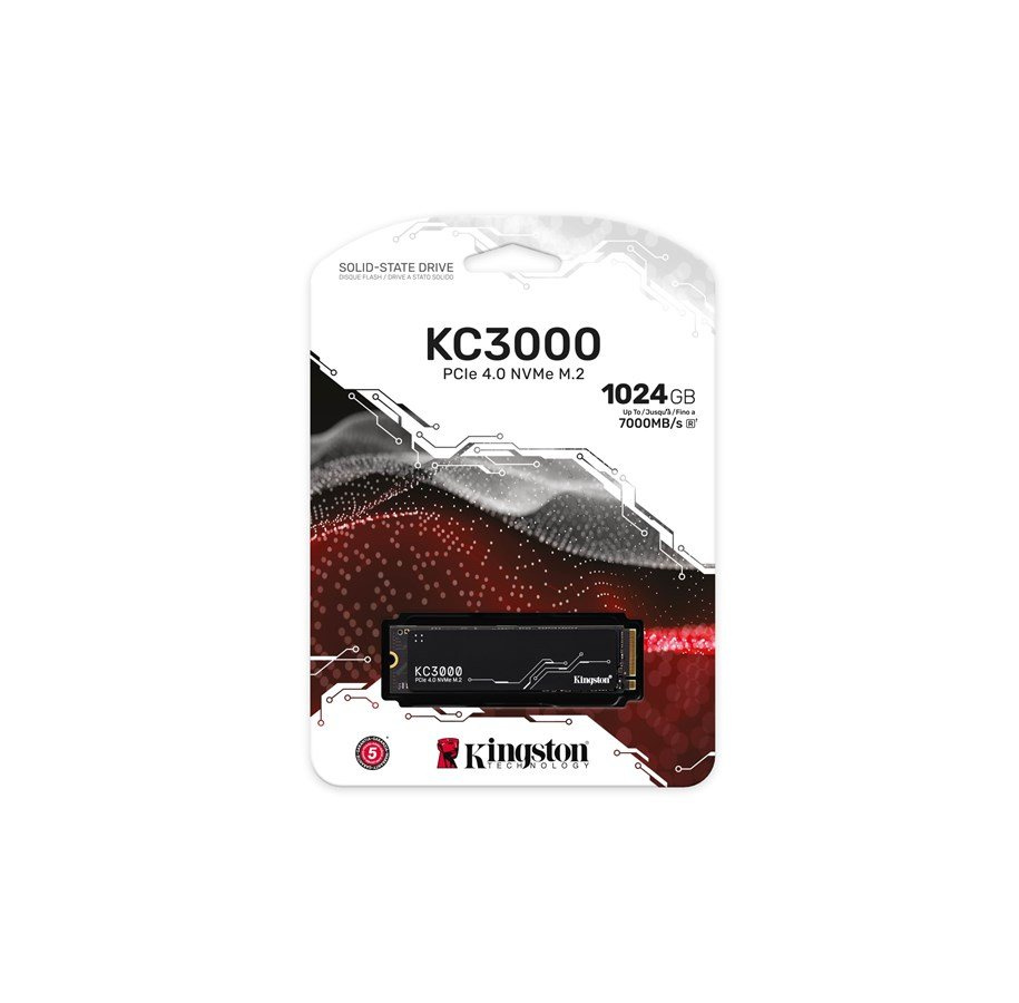 Nowy dysk SSD NVMe / Kingston KC3000 / 1TB / M.2