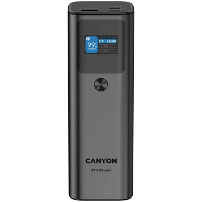 Powerbank CANYON PB-2010 27000 mAh 140W ciemnoszary