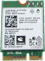 Karta sieciowa bezprzewodowa Intel AX201NGW M.2 do Dell Wi-Fi 6 2,4 Gb/s