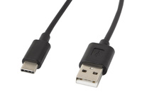 Kabel, USB 2.0 do USB-C 2.0, 1,8m , Lanberg CA-USBO-10CC-0018-BK