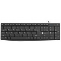 Klawiatura Natec Nautilus US Slim czarna