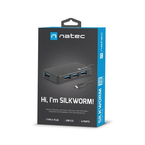 OUTLET HUB USB-C Natec Silkworm 4 x USB 3.0 