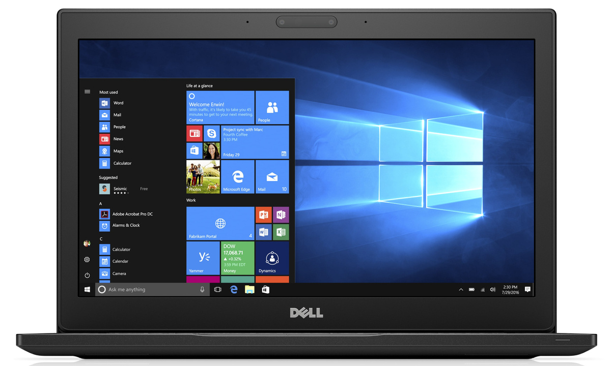 Dell Latitude 7280 Core i5 6300U (6-gen.) 2,4 GHz / 16 GB / 960 SSD / 12,5'' / Win 10 Pro / Klasa A-