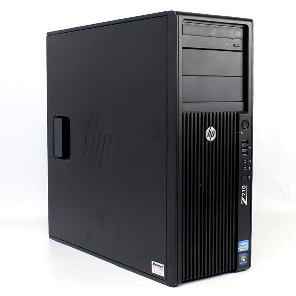 HP Workstation Z210 Tower Xeon E3 1240 (i7) 3,3 GHz / 8 GB / 240 GB SSD / DVD-RW / Win 10 Prof. (Update) + GTX 1660Ti