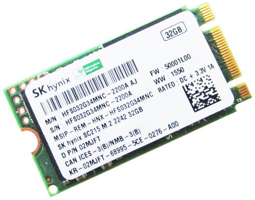Dysk SSD SATA / SK Hynix HFS032G34MNC-2200A AJ / 32 GB / M.2 2242