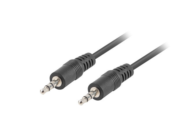 Kabel MiniJack 3m, Lanberg CA-MJMJ-10CC-0030-BK