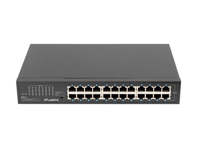 OUTLET Switch niezarządzalny Lanberg RSGE-24 RACK 19''